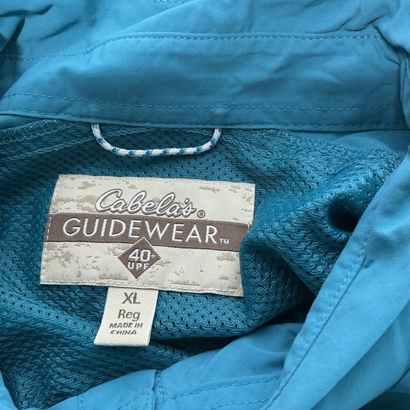 Cabela's GuideWear GX11 Shirt Short Sleeve Vented Fishing Outdoor Men's XL - Picture 5 of 8